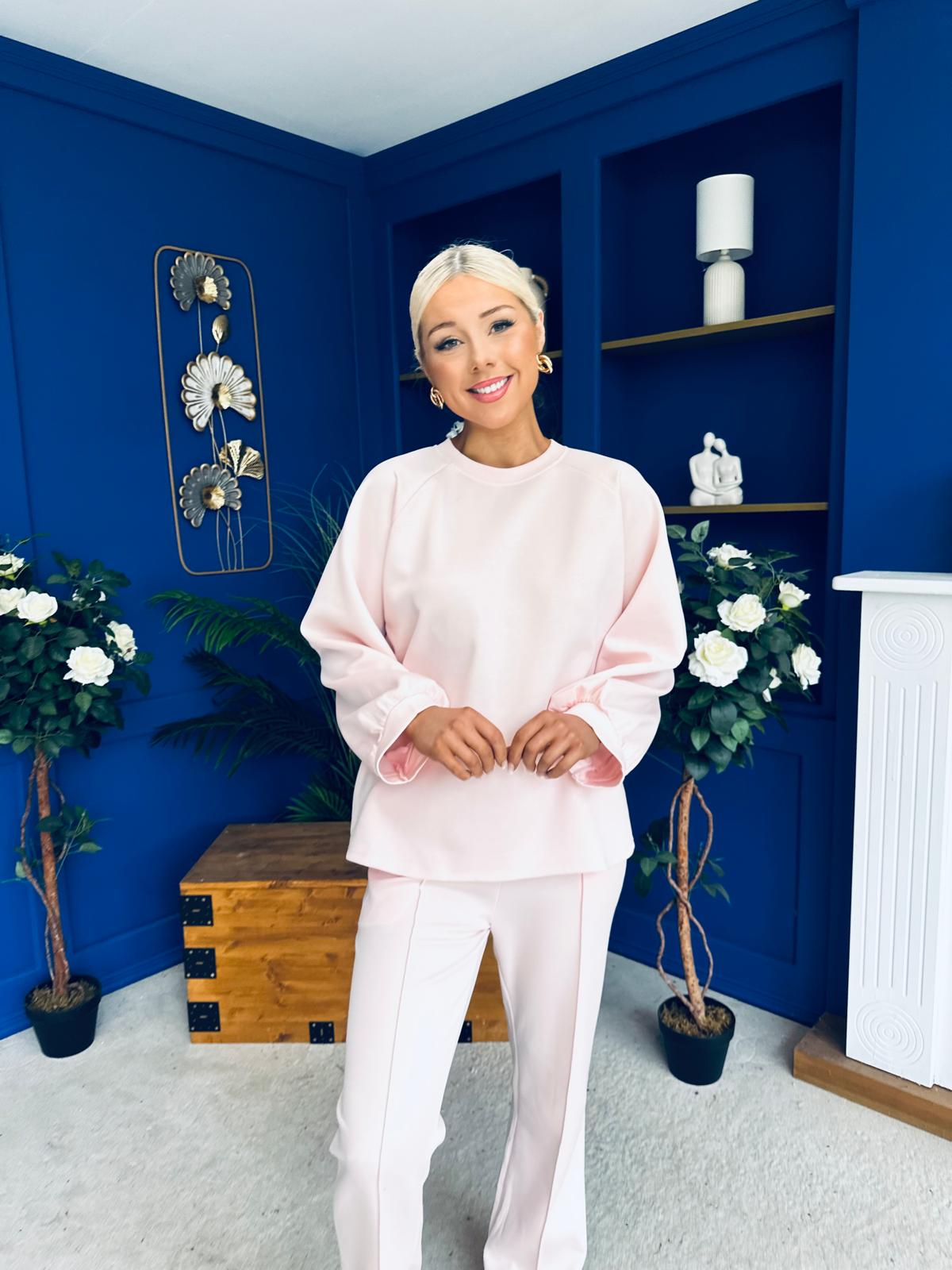 Sydney Jumper & Jogger Set Pwr Pink