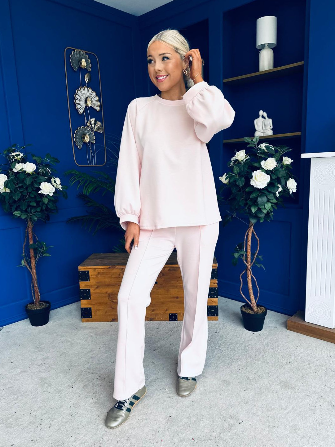 Sydney Jumper & Jogger Set Pwr Pink