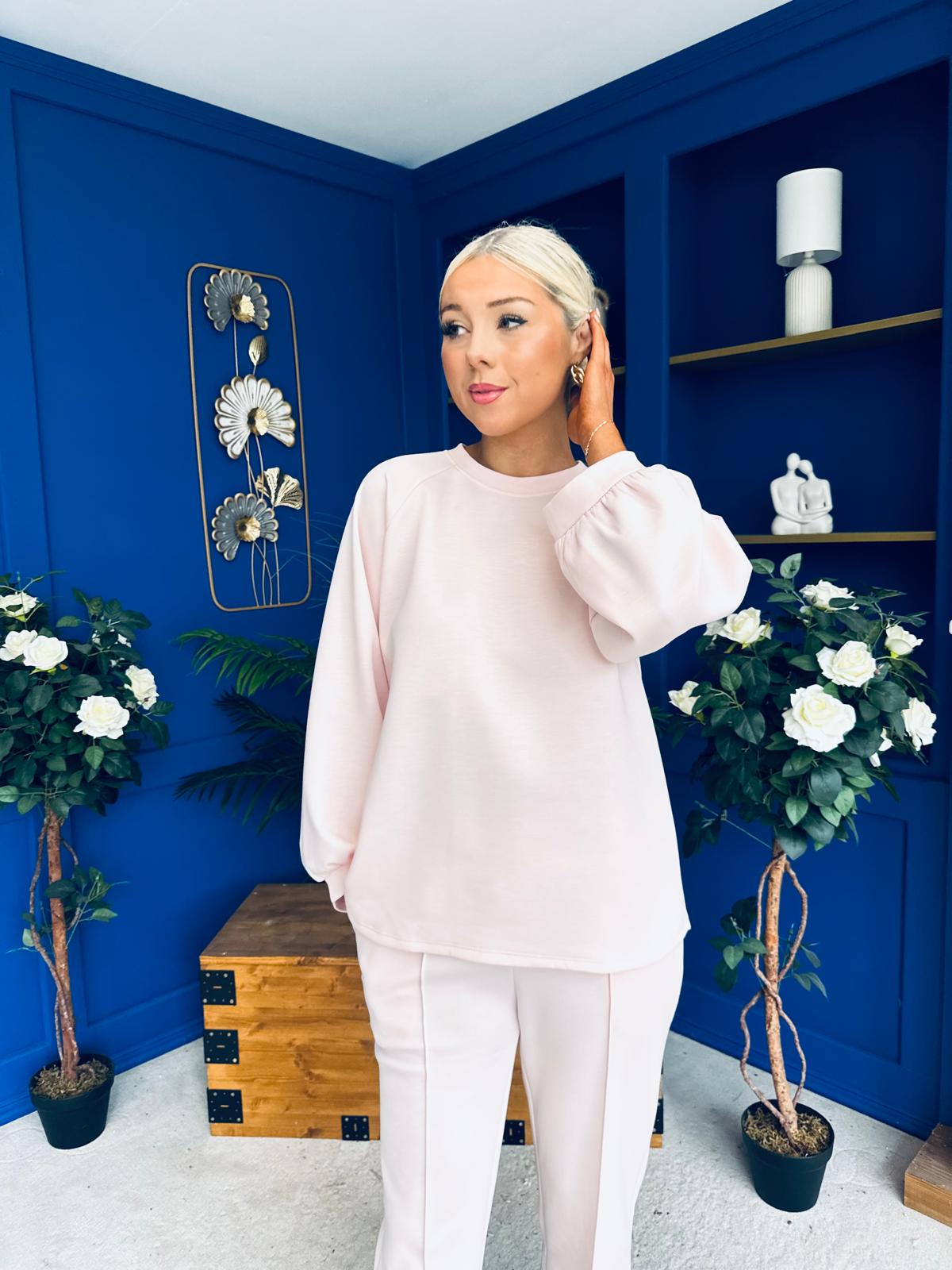 Sydney Jumper & Jogger Set Pwr Pink