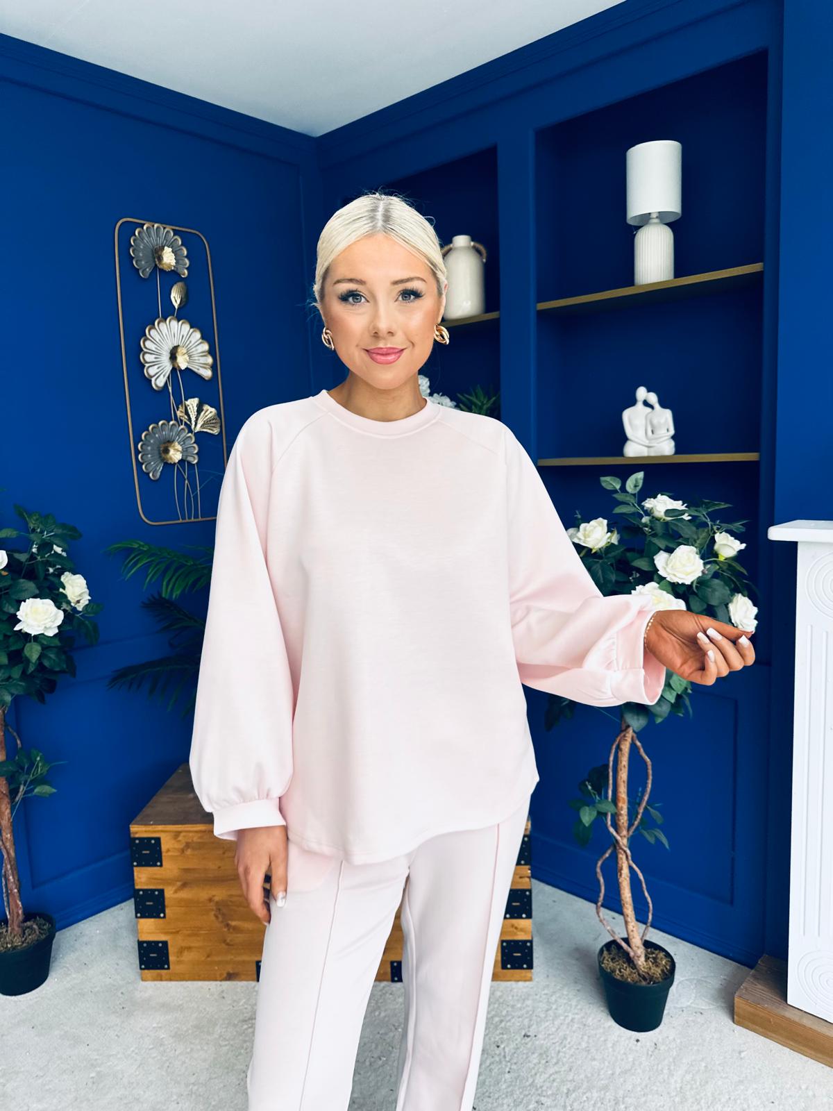 Sydney Jumper & Jogger Set Pwr Pink