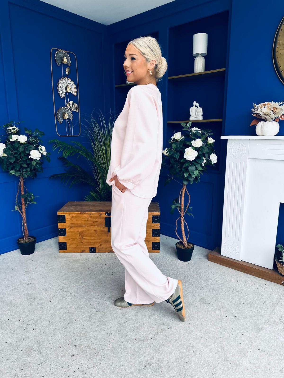 Sydney Jumper & Jogger Set Pwr Pink