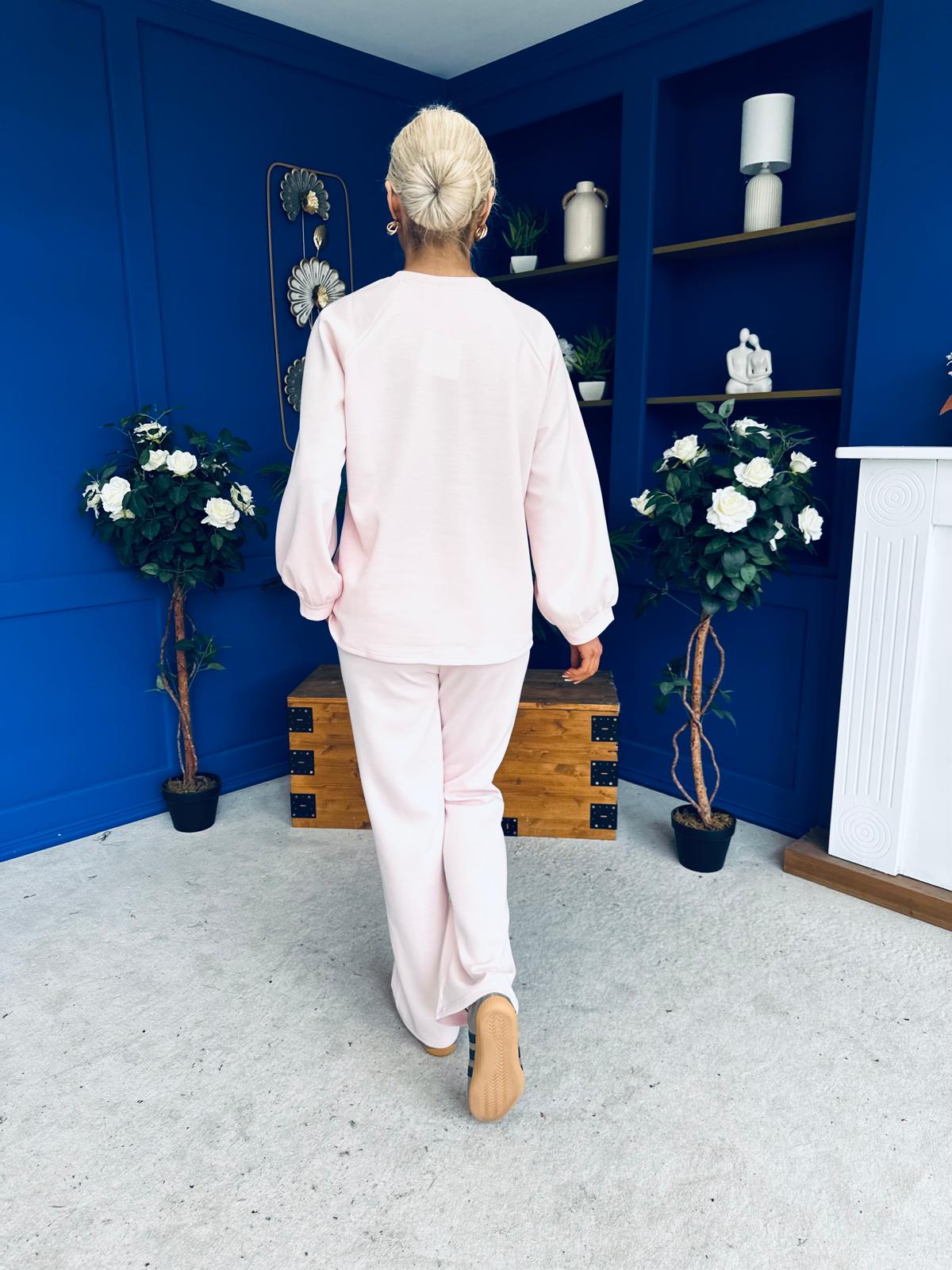 Sydney Jumper & Jogger Set Pwr Pink