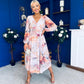 Bronagh Banded Midi Dress Floral Pastel