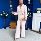 Sammy Wrap Blaser & Trouser Set Pink Pre Order 7 Mar
