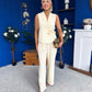 Janis Wrap Waistcoat & Trouser Set Yellow Pre Order 7 Mar