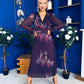 Blaithin Pleated Midi Dress Floral Purple