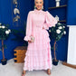 Rosie Layered Occasion Dress Pink