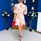 Indianna Belted Mini Dress Floral