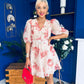 Indianna Belted Mini Dress Floral