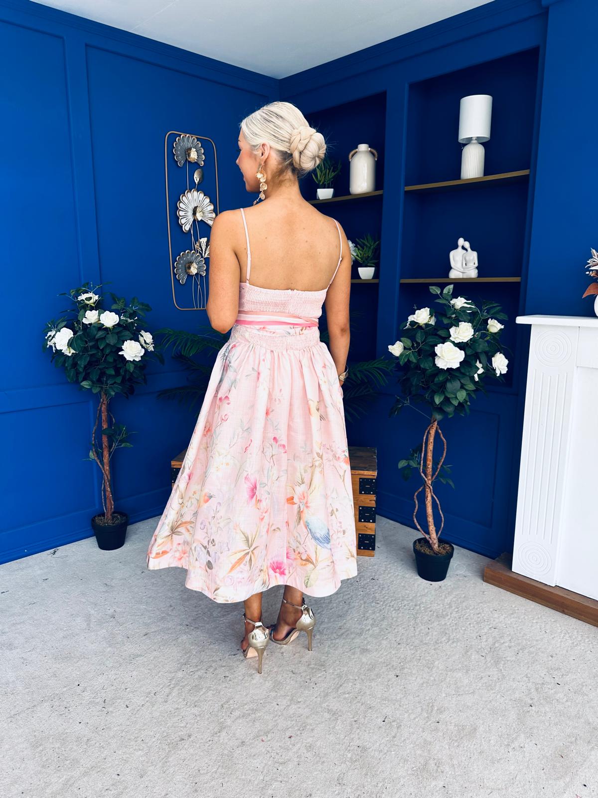 Kendall Strappy Occasion Dress Pwr Pink