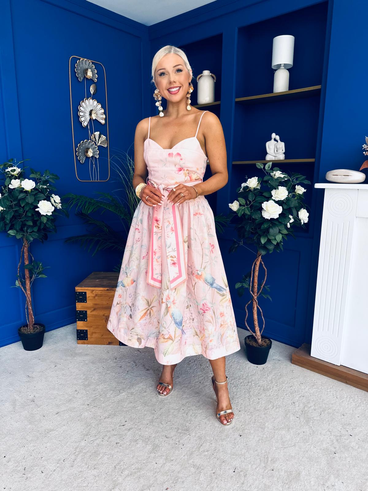 Kendall Strappy Occasion Dress Pwr Pink