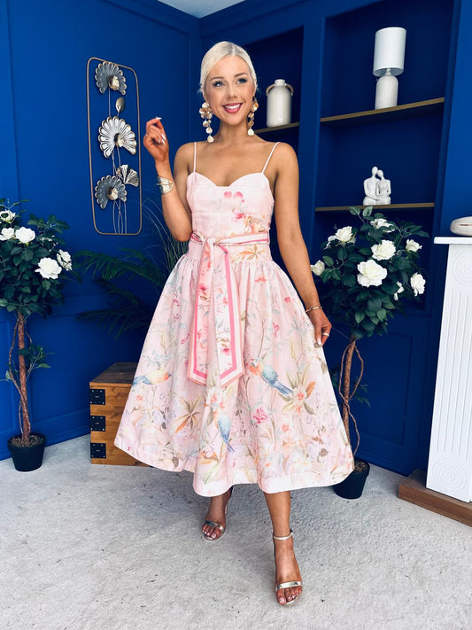 Kendall Strappy Occasion Dress Pwr Pink