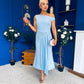 Nalani Pleated Drape Maxi Dress Pwr Blue