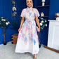 Gianna Detailed Occasion Dress Floral