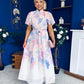 Gianna Detailed Occasion Dress Floral