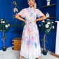 Gianna Detailed Occasion Dress Floral