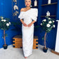 Eden One Shoulder Occasion Dress White