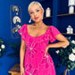 Orla Broderie Anglaise Floral Maxi Dress Cerise