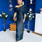 Eden One Shoulder Occasion Dress Black