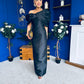 Eden One Shoulder Occasion Dress Black
