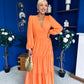 Tamara Tiered Wrap Maxi Dress Amber