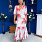 Rhoda Puff Sleeve Tiered Maxi Dress