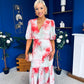 Rhoda Puff Sleeve Tiered Maxi Dress