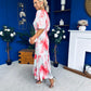 Rhoda Puff Sleeve Tiered Maxi Dress