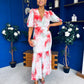 Rhoda Puff Sleeve Tiered Maxi Dress