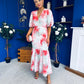Rhoda Puff Sleeve Tiered Maxi Dress