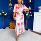 Rhoda Puff Sleeve Tiered Maxi Dress