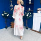 Darla Detailed Midi Shirt Dress Floral