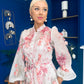 Darla Detailed Midi Shirt Dress Floral
