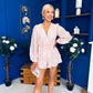 Brianna 3D Floral Playsuit Pwr Pink