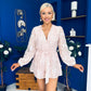 Brianna 3D Floral Playsuit Pwr Pink