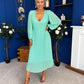 Ciara Pleat Detail Midi Dress Pastel