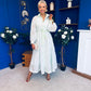 Ellis Detailed Midi Shirt Dress Mint
