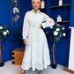 Ellis Detailed Midi Shirt Dress Mint