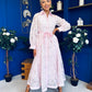Ellis Detailed Midi Shirt Dress Pwr Pink