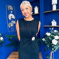 Andrea Detailed Midaxi Dress Black