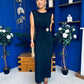 Andrea Detailed Midaxi Dress Black