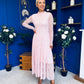 Jane Lace Detail Occasion Dress Pwr Pink