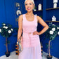 Billie Detailed Midi Dress Pwr Pink