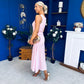 Billie Detailed Midi Dress Pwr Pink