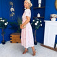 Lexi Crochet Midi Shirt Dress Pwr Pink
