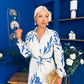 Marion Boarder Print Shirt Dress Blue