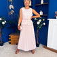 Bernice Detailed Waistcoat & Skirt Set Pwr Pink