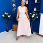 Bernice Detailed Waistcoat & Skirt Set Pwr Pink