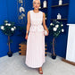 Bernice Detailed Waistcoat & Skirt Set Pwr Pink