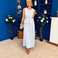 Bernice Detailed Waistcoat & Skirt Set Pwr Blue
